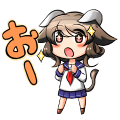 [LINEスタンプ] けもみみっ娘スタンプ