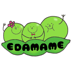 [LINEスタンプ] edama mates 〜枝豆な仲間達〜