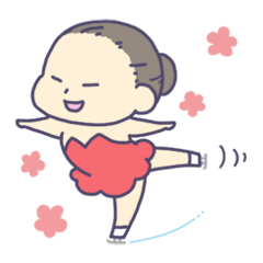 [LINEスタンプ] フィギュアっ子！アカネちゃんの画像（メイン）