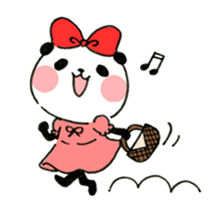 [LINEスタンプ] パンダの女の子ジュディ 2