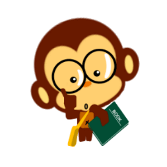[LINEスタンプ] lovely monkey(1)