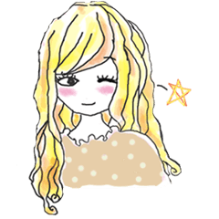 [LINEスタンプ] 女の子のよくある日常