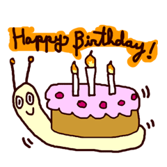 [LINEスタンプ] HAPPY BIRTHDAY！