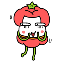 [LINEスタンプ] Tomatoegg Manの画像（メイン）