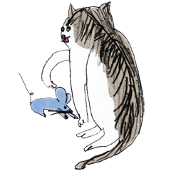 [LINEスタンプ] 飼い猫の画像（メイン）