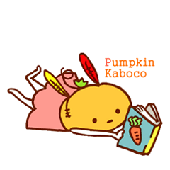 [LINEスタンプ] Pumpkin Kabocoの画像（メイン）