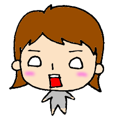 [LINEスタンプ] 白目女子