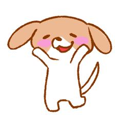 [LINEスタンプ] 元気わんこももちゃんの画像（メイン）