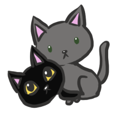 [LINEスタンプ] 友だち猫の画像（メイン）