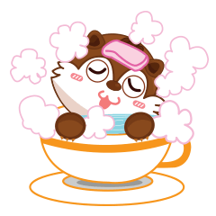 [LINEスタンプ] Duzy Flying Squirrel