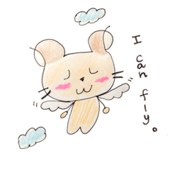 [LINEスタンプ] 手描きのハムスター