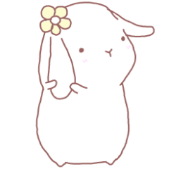 [LINEスタンプ] ゆるうさ。の画像（メイン）