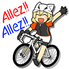 [LINEスタンプ] サイクリング スタンプ 自転車好きな人向けの画像（メイン）