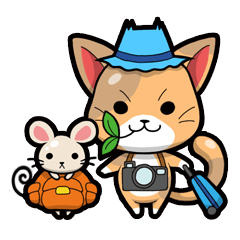 [LINEスタンプ] 旅猫スタンプの画像（メイン）