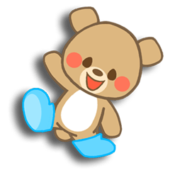 [LINEスタンプ] 長靴をはいたクマの画像（メイン）