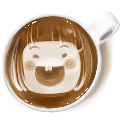 アイラブコーヒー（ラテアート）