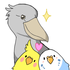 [LINEスタンプ] 鳥達の日常の画像（メイン）