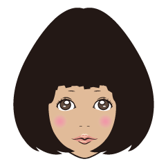 [LINEスタンプ] 困り顔のみな美さん