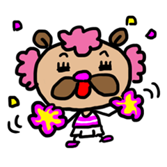 [LINEスタンプ] クマのクマ美の画像（メイン）