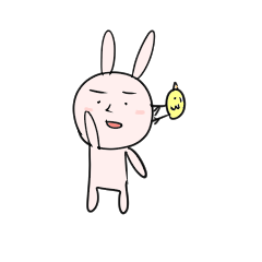 [LINEスタンプ] ZOEのウサギ