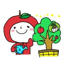 [LINEスタンプ] ただのリンゴ