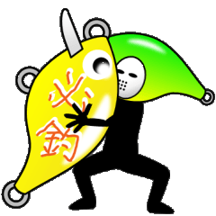 [LINEスタンプ] 必釣！怪人クランクマスクの画像（メイン）