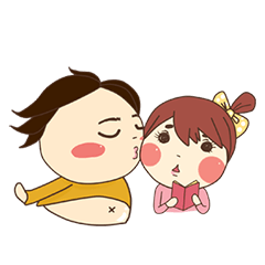 [LINEスタンプ] Moo Tun＆Mun Tohの画像（メイン）