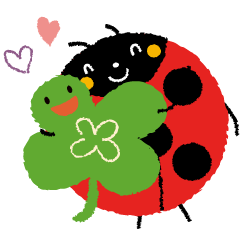 [LINEスタンプ] テントウムシのサンバ