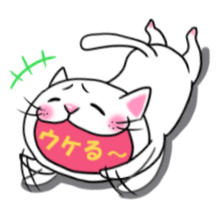 [LINEスタンプ] しゃべるニャンコ