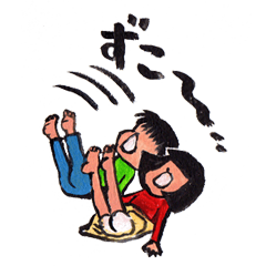 [LINEスタンプ] ハルくんモモちゃんスタンプ