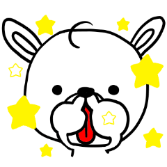 [LINEスタンプ] 日常的に鼻ホジうさぎの画像（メイン）