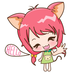 [LINEスタンプ] Kawaii Neko