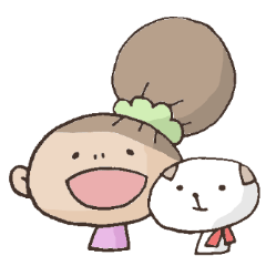 [LINEスタンプ] すっぴんあっちゃん