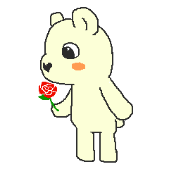 [LINEスタンプ] 白クマ