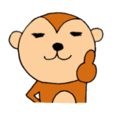 [LINEスタンプ] おさるのスタンプ