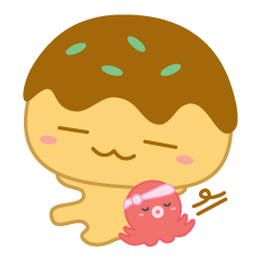 [LINEスタンプ] TAKOMAKI of BentoLandの画像（メイン）