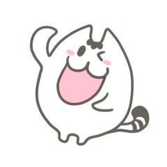 [LINEスタンプ] ぽよねこ