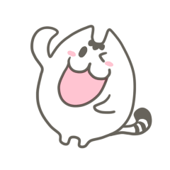 [LINEスタンプ] ぽよねこの画像（メイン）