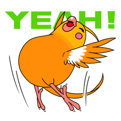 [LINEスタンプ] アニメチックオカメさんの画像（メイン）