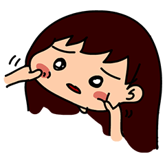 [LINEスタンプ] The little fat girl
