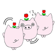 [LINEスタンプ] ぶたまる君