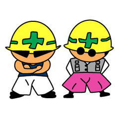 [LINEスタンプ] にっくんとぽっくん