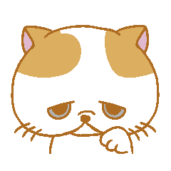 [LINEスタンプ] ぶさにゃん