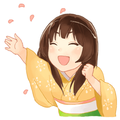 [LINEスタンプ] はんなり京ことば娘