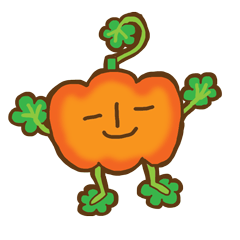 [LINEスタンプ] カボチャ、ときどきナス、キュウリ。