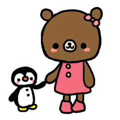 [LINEスタンプ] リコとモコ