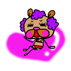 [LINEスタンプ] 主婦クマ美の画像（メイン）