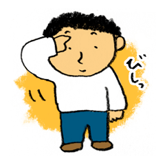 [LINEスタンプ] 鉛筆ボーイ1の画像（メイン）