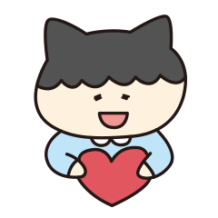 [LINEスタンプ] まえがみネコのニラちゃん