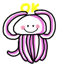 [LINEスタンプ] Lovely Jellyfishの画像（メイン）